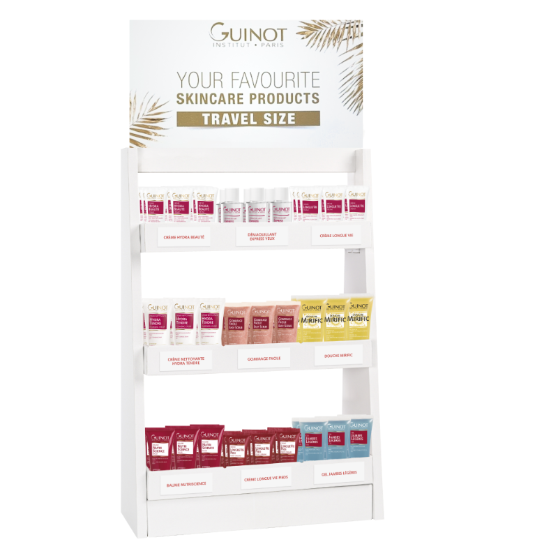 GUINOT BEAUTY TO GO - DISPLAY FOR MINIS